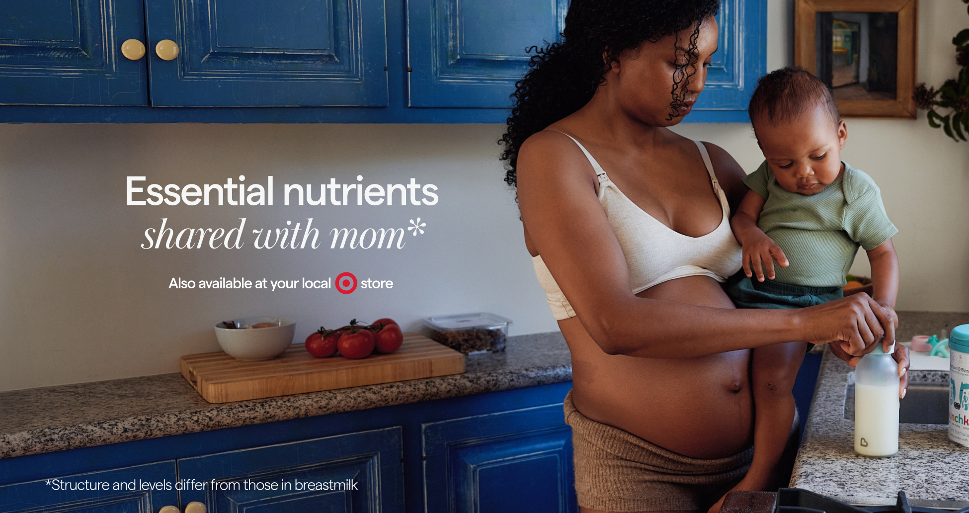 Essential nutrients shared with mom