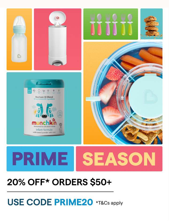 Prime Season: 20% off* orders $50+ | use code: PRIME20 | *T&Cs apply