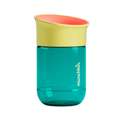 Teal and yellow Miracle 360° sippy cup